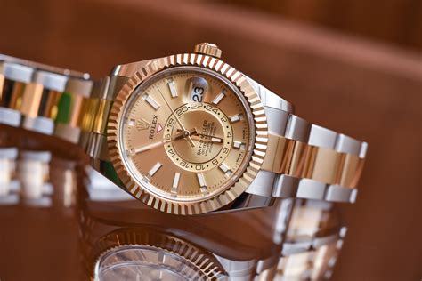 rolex two tone skydweller|rolex sky dweller 326934.